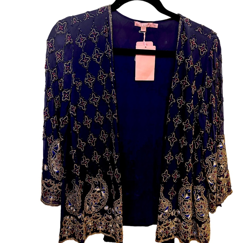Calypso St Bart beaded top